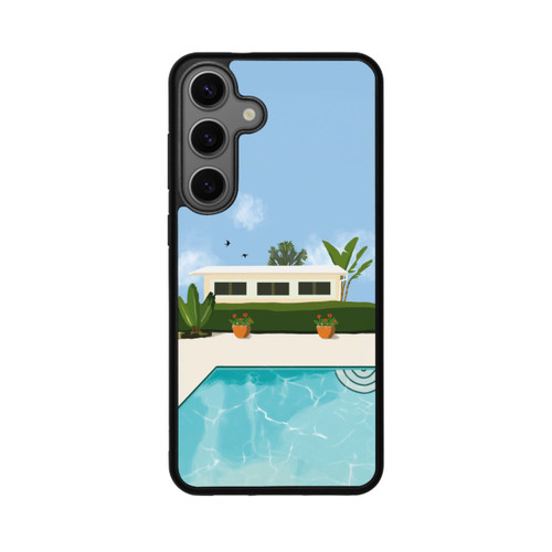 Samsung Galaxy S25+  Base Case California Backyard by Roberta Murray