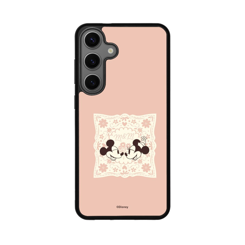 Galaxy S25 + Base Case Minnie und Micky Forever Rosa