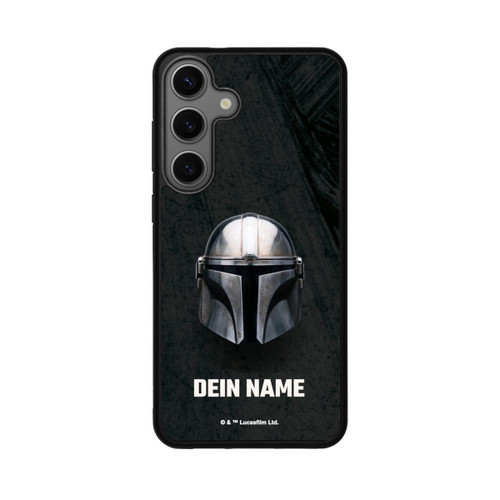 Samsung Galaxy S25+  Base Case Star Wars Mandalorian Black Helmet Personalisierbar