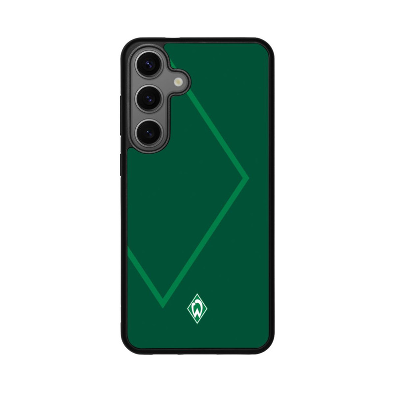 Galaxy S25 + Base Case Werder Grün Rautenelement