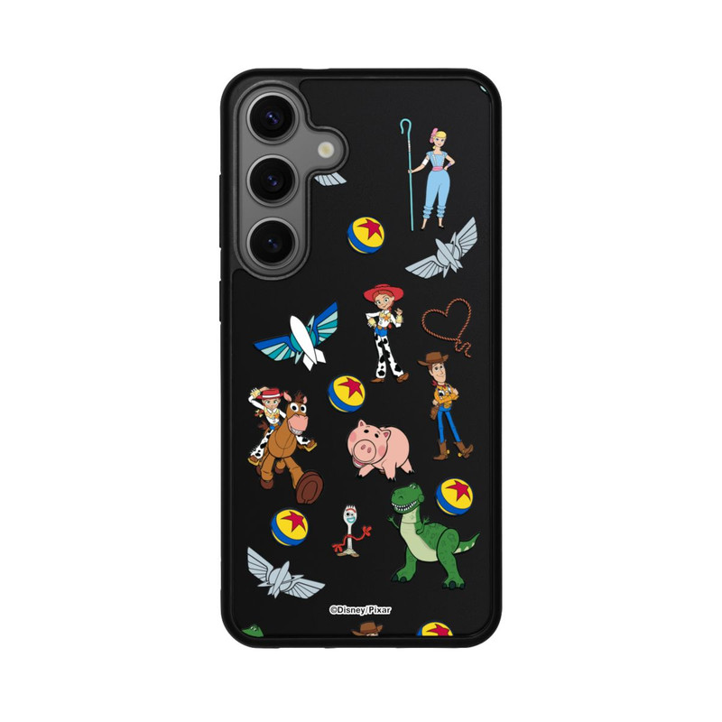 Galaxy S25 + Base Case Toy Story 5 Hero Toys Pattern Transparent