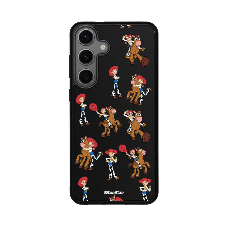 Galaxy S25 + Base Case Toy Story 5 Jessie Cowboy Pattern Transparent