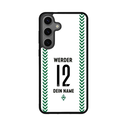 Samsung Galaxy S25+  Base Case Werden Bremen Trikot Personalisierbar 26-27