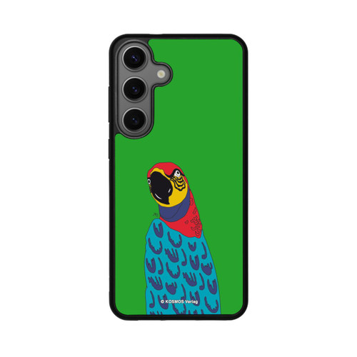 Samsung Galaxy S25+  Base Case Drei Fragezeichen und der Super-Papagei