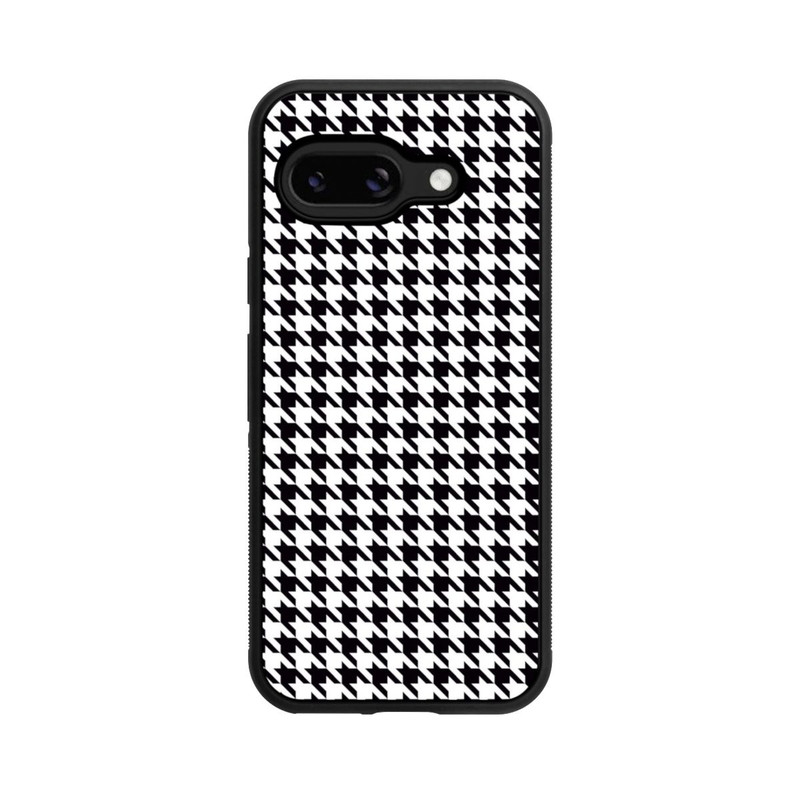 Pixel 9a Base Case Hahnentritt Schwarz Weiß