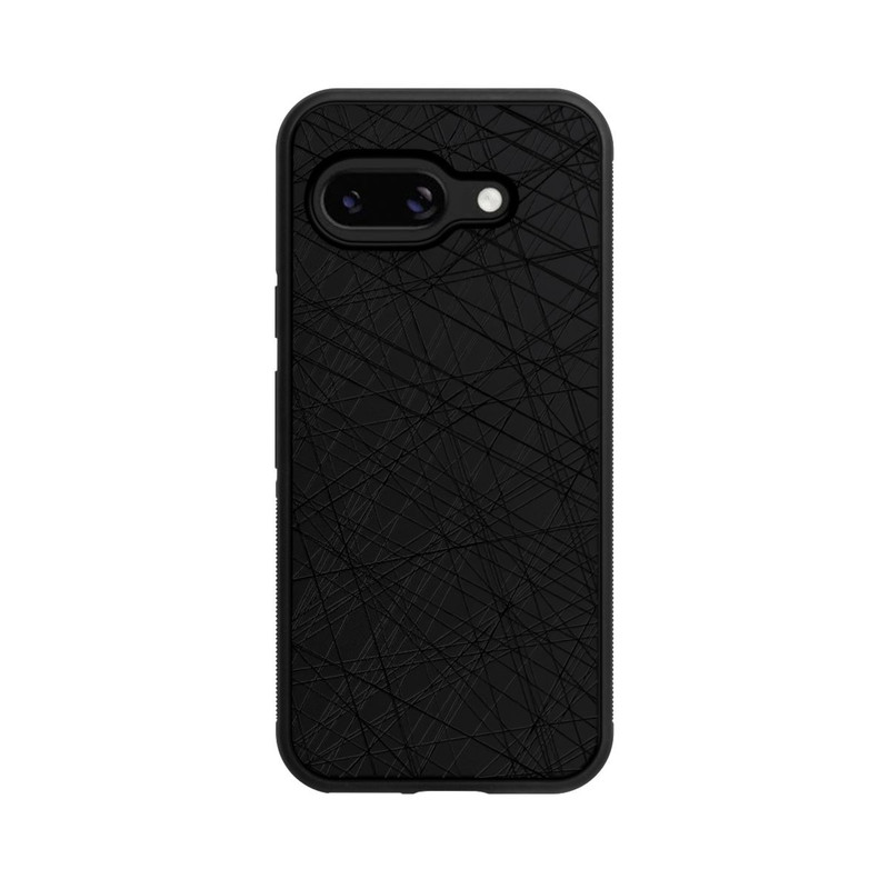 Pixel 9a Base Case Scratches Black ohne Hintergrund