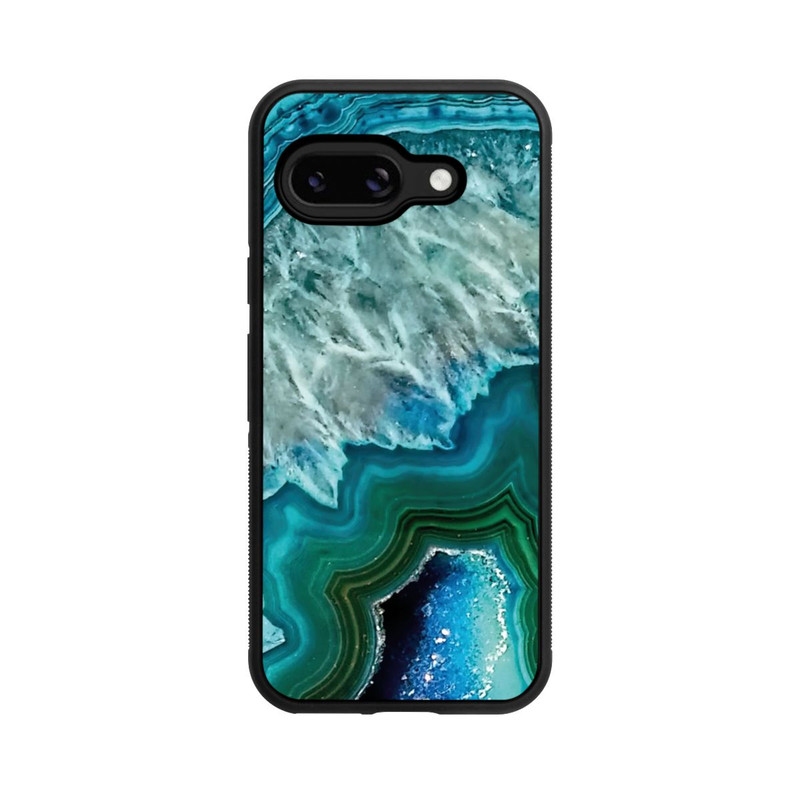 Pixel 9a Base Case Kristall Achat Grün