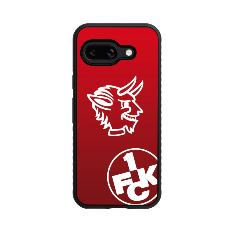 Pixel 9a Base Case Teufelskopf FCK auf Rot
