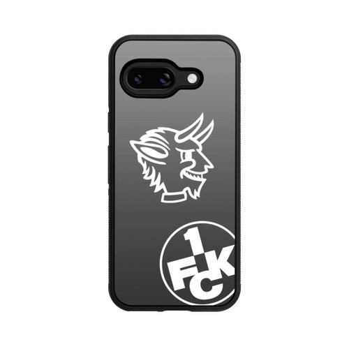 Google Pixel 9a Base Case Teufelskopf FCK auf Schwarz