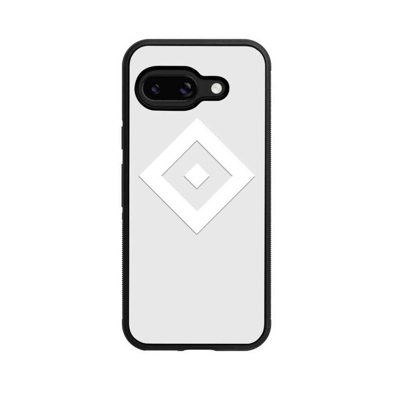 Pixel 9a Base Case Rauten Logo auf HSV Grau