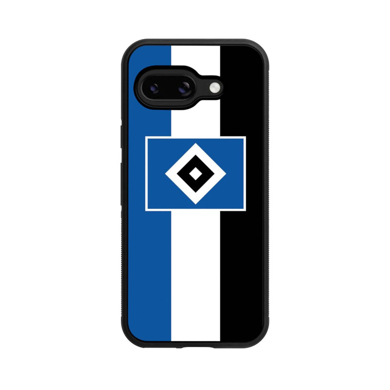 Pixel 9a Base Case HSV Streifen - Blau-Weiß-Schwarz