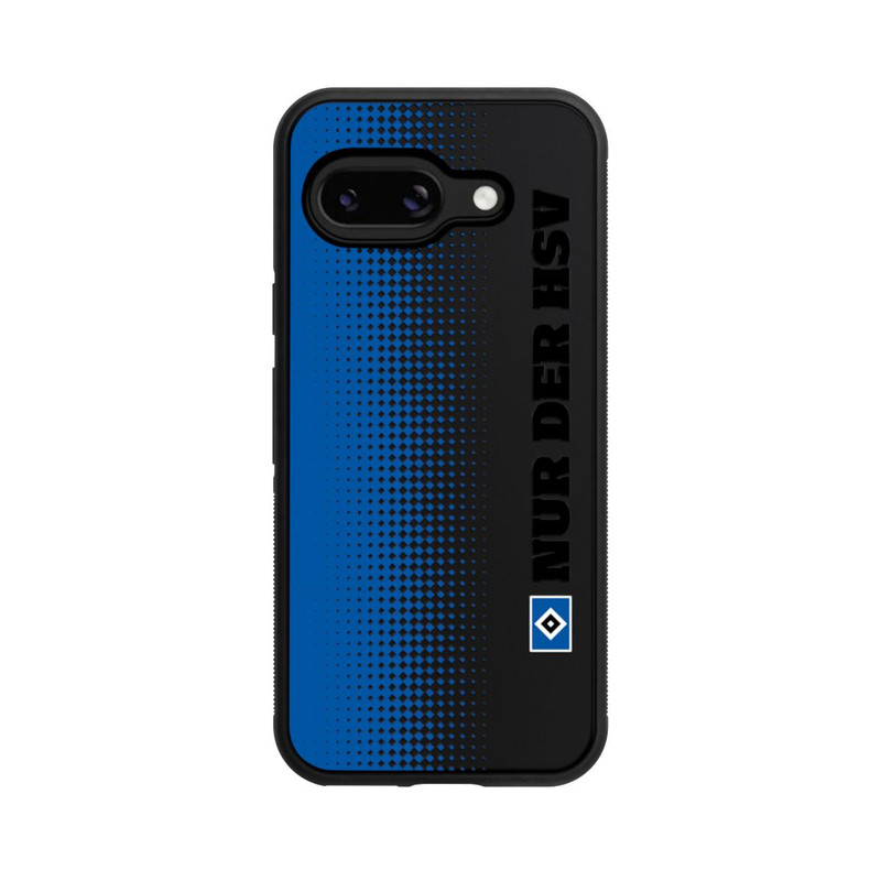Pixel 9a Base Case Nur der HSV - Rautenraster Blau - ohne Hintergrund