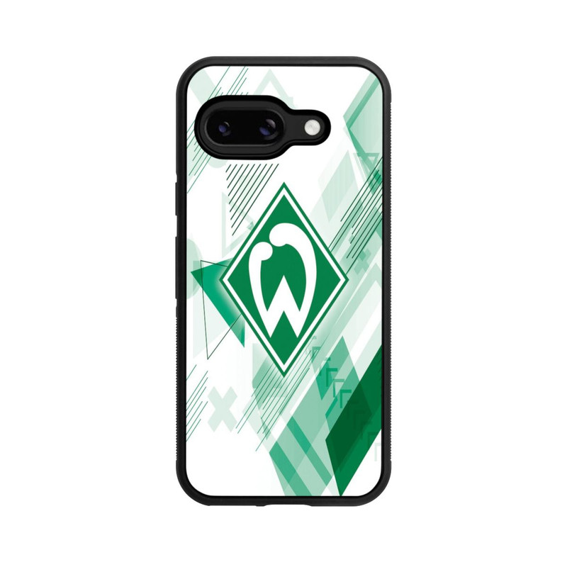 Pixel 9a Base Case Weiße Grafikelemente - Werder Bremen