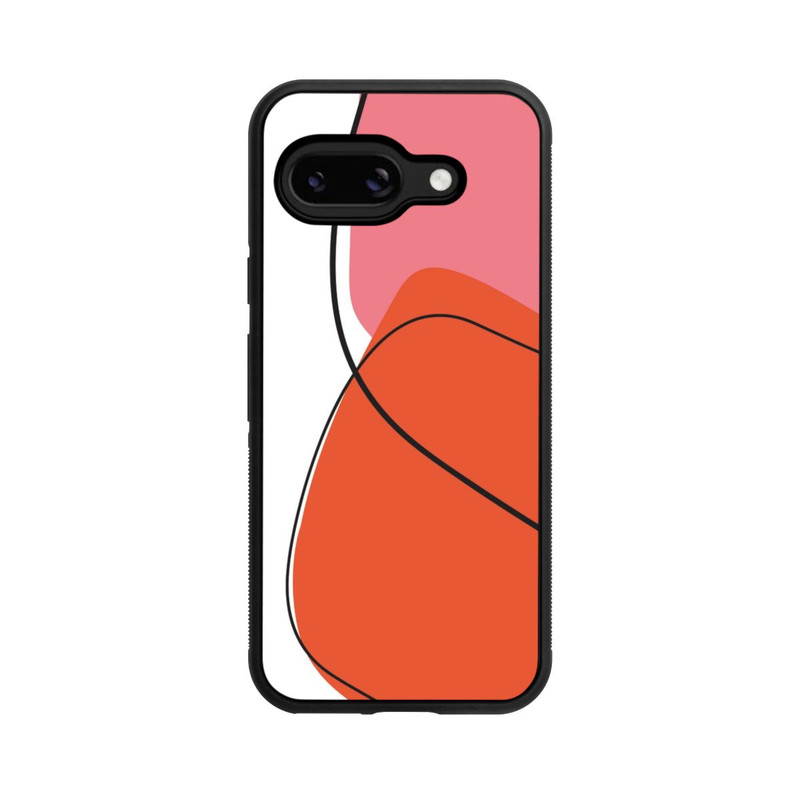 Pixel 9a Base Case Meine orangefarbene Kunst