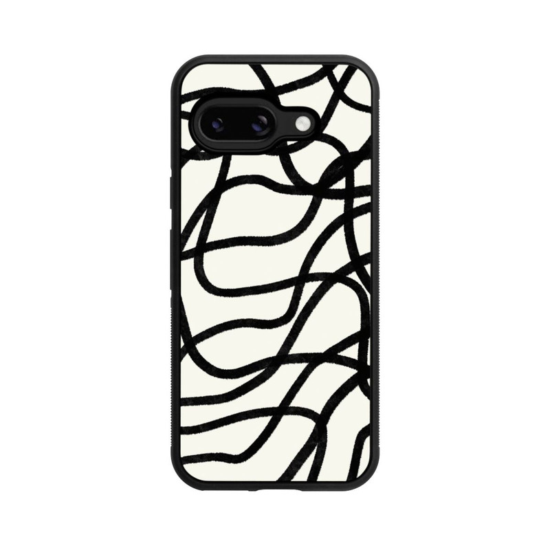 Pixel 9a Base Case Schwarze Linien