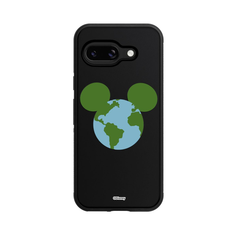 Pixel 9a Base Case Micky Erdkugel Transparent
