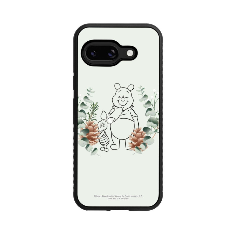 Pixel 9a Base Case Grüne Liebe Puuh und Ferkel