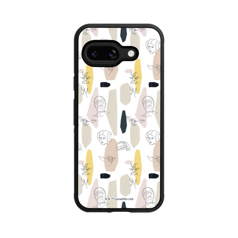 Pixel 9a Base Case Helle Seite Line Art