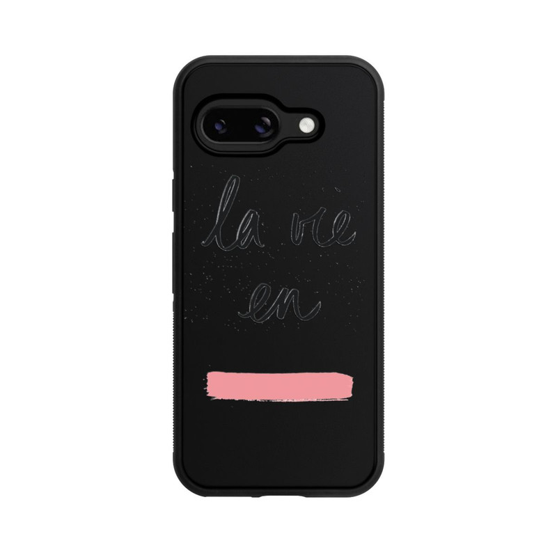 Pixel 9a Base Case La vie en Rosa Transparent