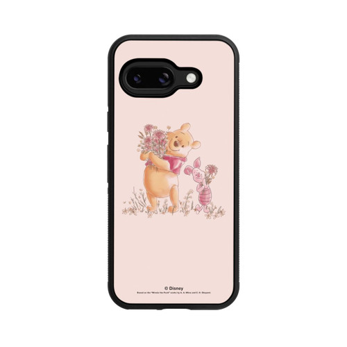 Google Pixel 9a Base Case Winnie Puuh and Ferkel Blumen