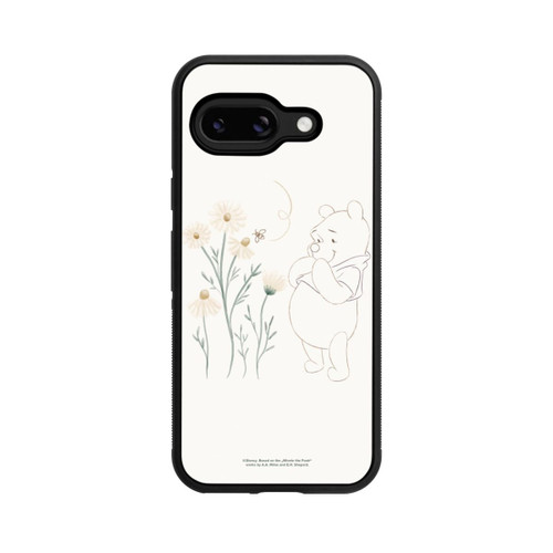 Google Pixel 9a Base Case Winnie Puuh sieht sich Gänseblümchen an