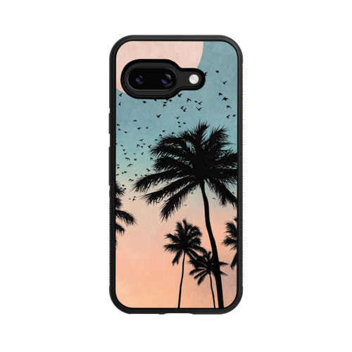 Google Pixel 9a Base Case Sonnenaufgang Palmen