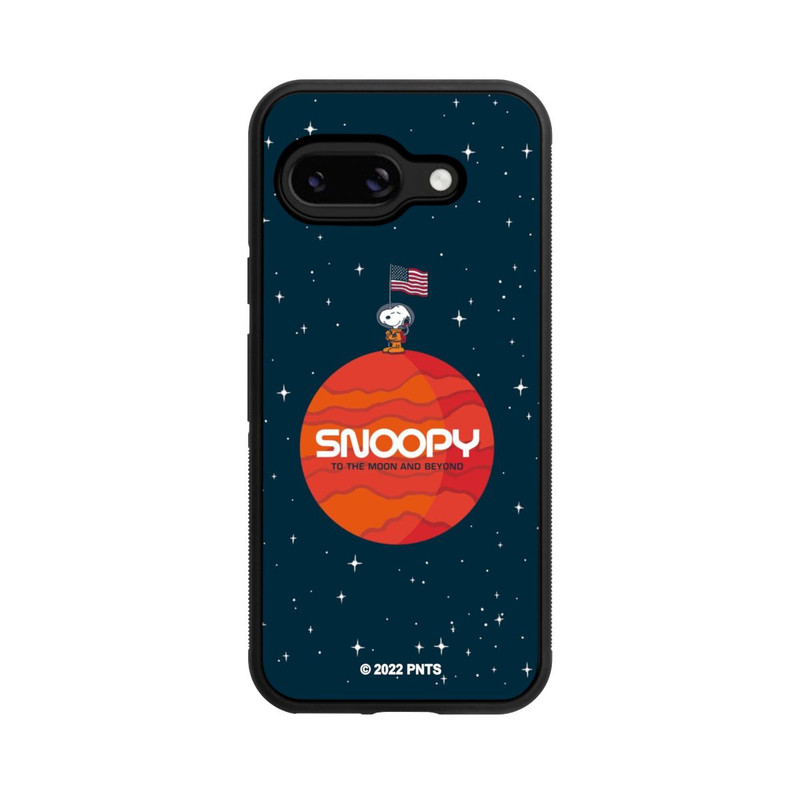 Pixel 9a Base Case Snoopy Weltraumreisender Orange