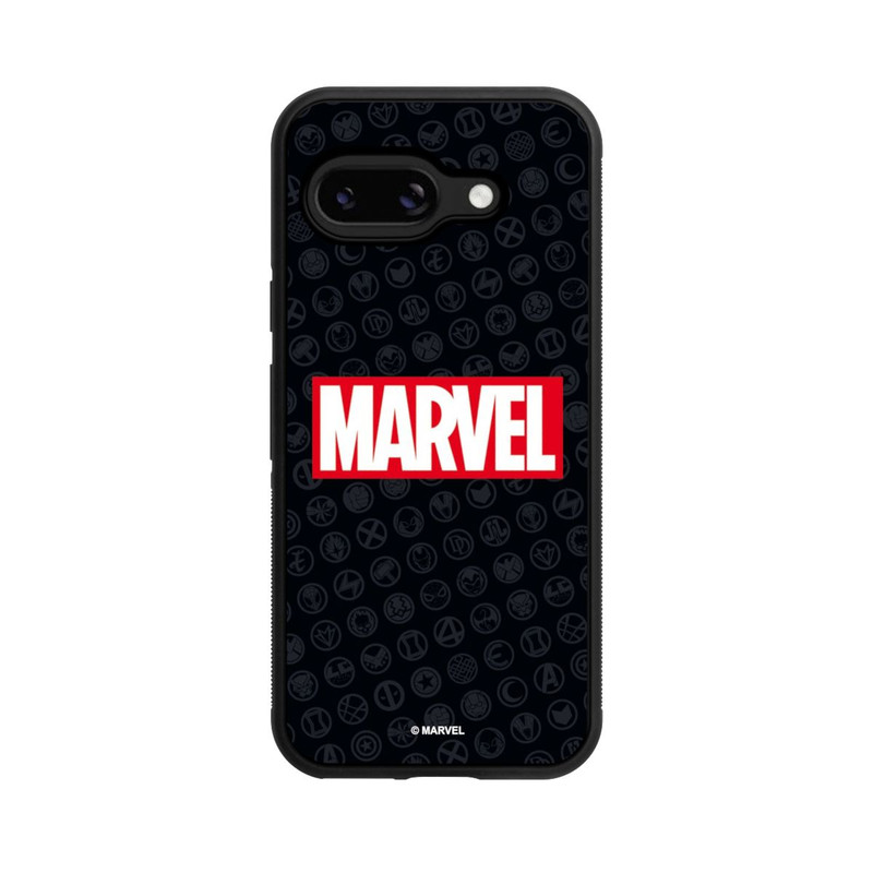Pixel 9a Base Case Marvel Logo Black Red 