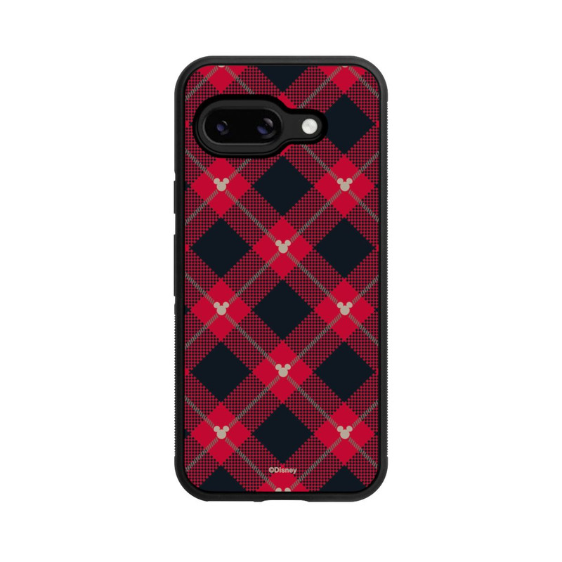 Pixel 9a Base Case Mickey Weihnachtsmuster Rot