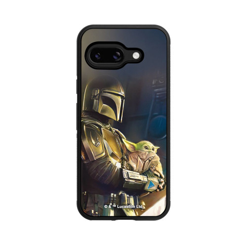 Google Pixel 9a Base Case Mandalorianer und Grogu im Schiff