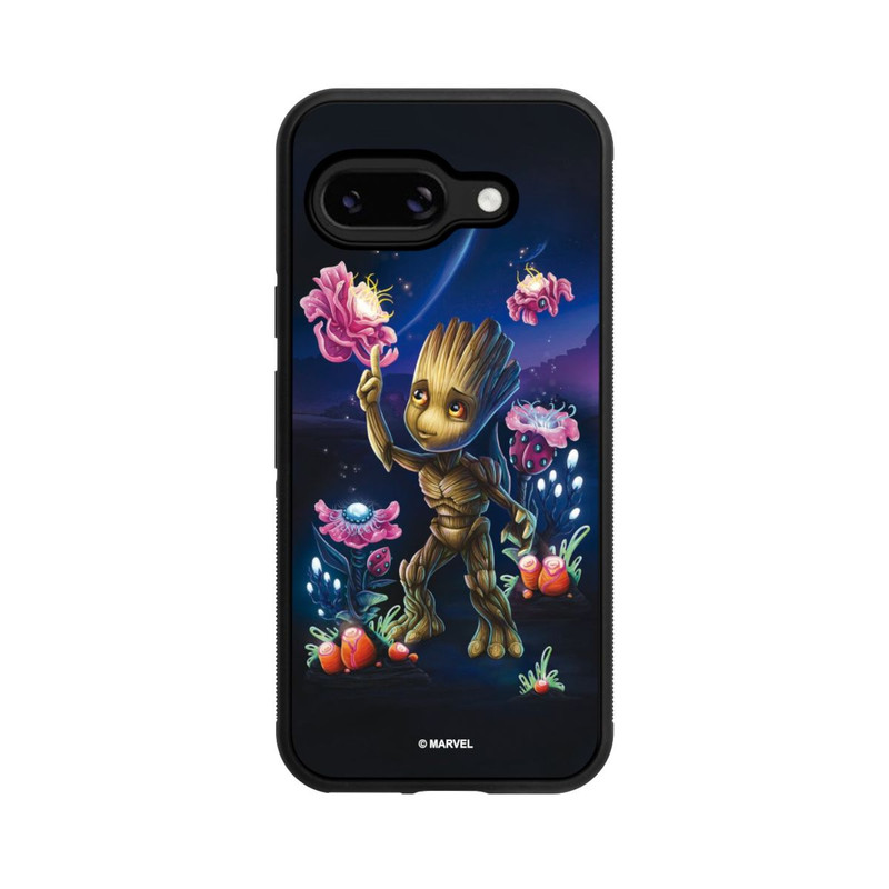 Pixel 9a Base Case Baby Groot Blumen
