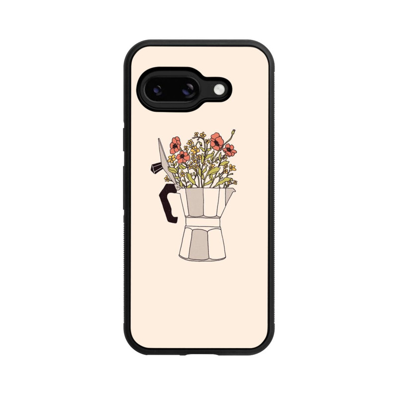 Pixel 9a Base Case Moka Blumen