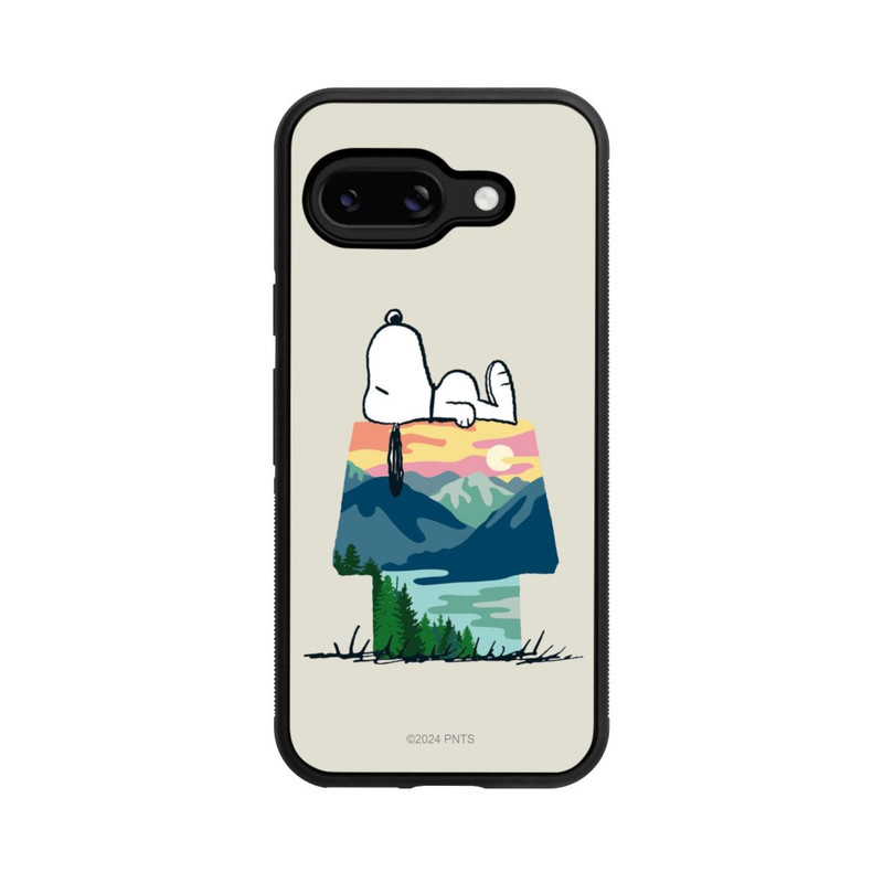 Pixel 9a Base Case Snoopy Camping Hütte