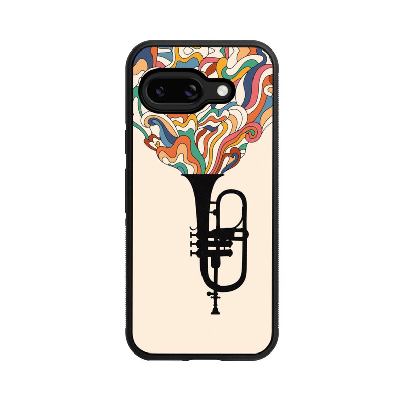 Pixel 9a Base Case Flügelhorn Jazz bunt