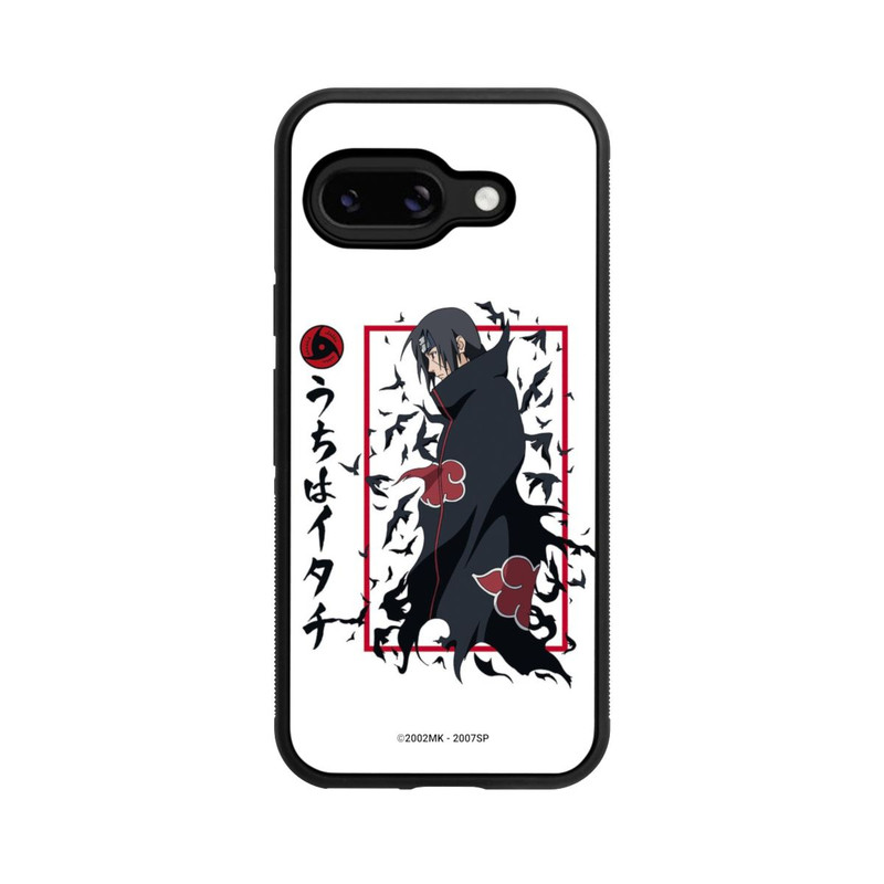 Pixel 9a Base Case Itachi Krähen Weiß