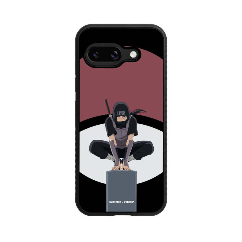 Pixel 9a Base Case Itachi Uchiha Symbol schwarz