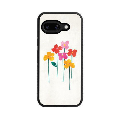Google Pixel 9a Base Case Kleine glückliche Blumen