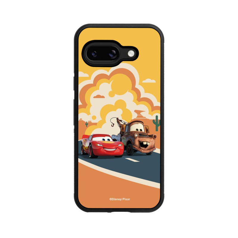 Pixel 9a Base Case Disney Cars Lightning McQueen Und Hook on the Road