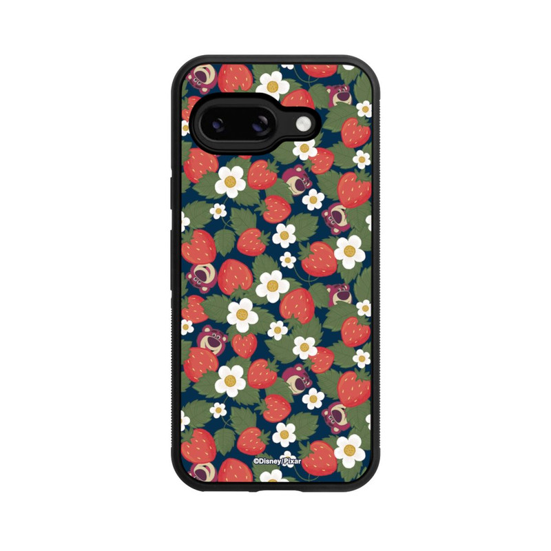 Pixel 9a Base Case Lotso Toy Story Strawberry Flower Pattern