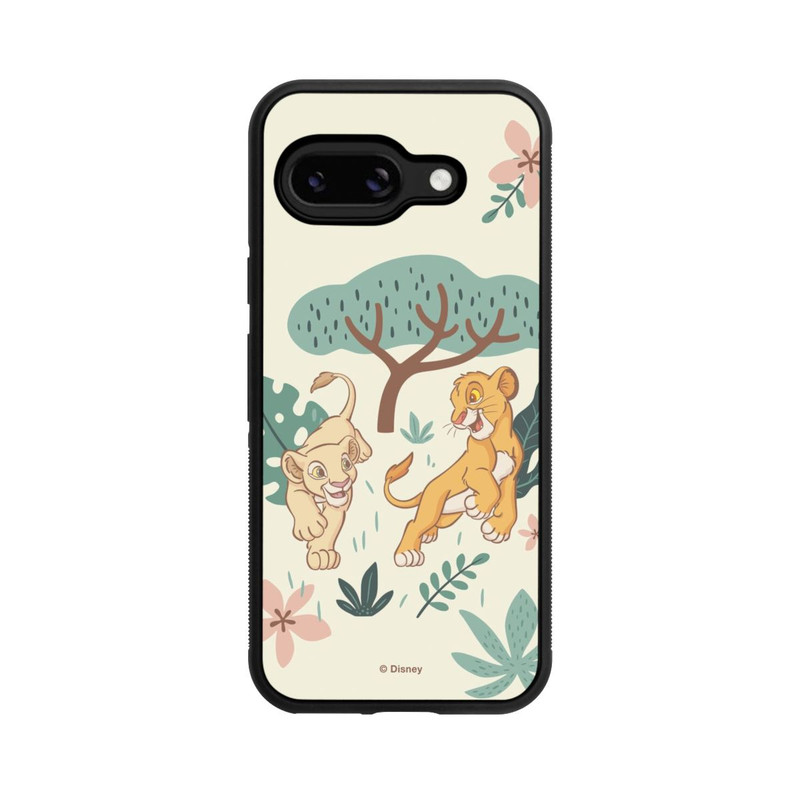 Pixel 9a Base Case Simba und Nala Floral
