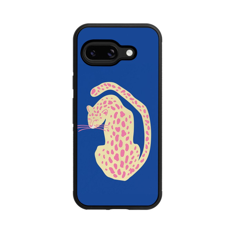 Pixel 9a Base Case Blue Pink Cat