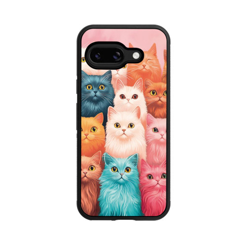 Google Pixel 9a Base Case Cats Looking