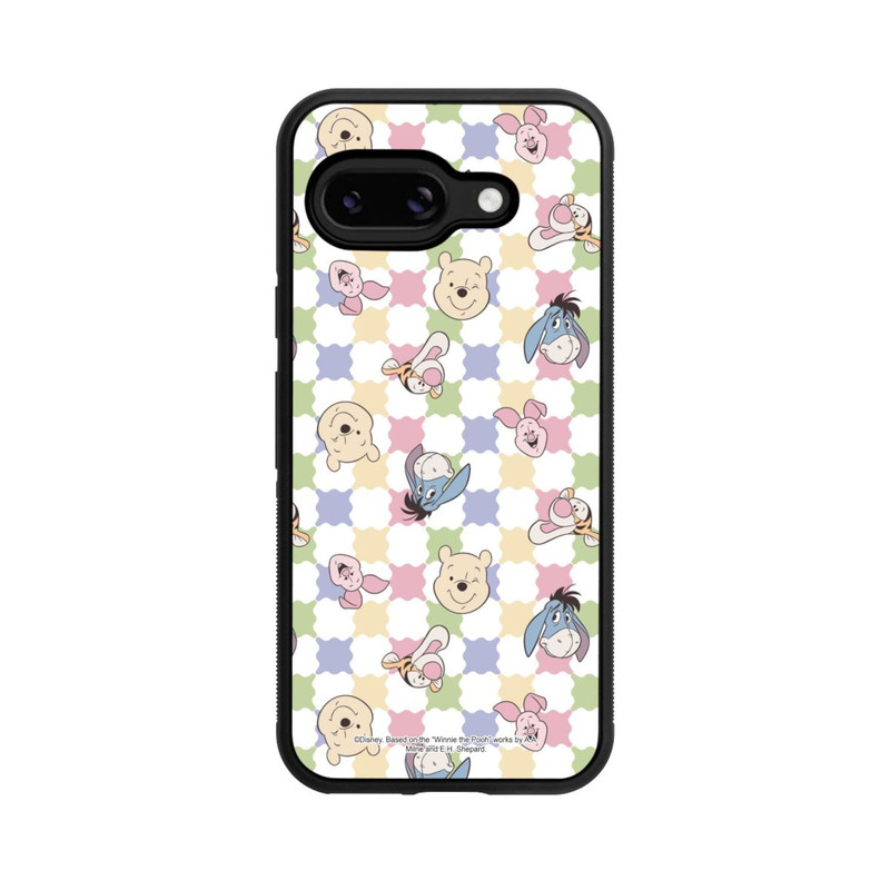 Pixel 9a Base Case Winnie Puuh und Freunde farbenfrohes Muster