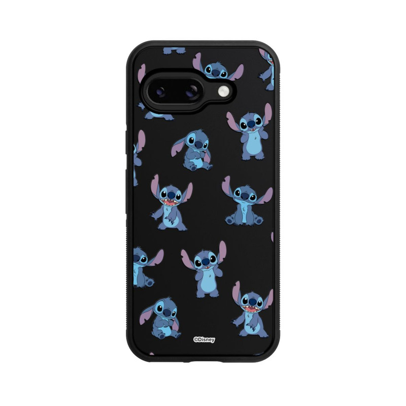 Pixel 9a Base Case Stitch Faces Pattern Transparent