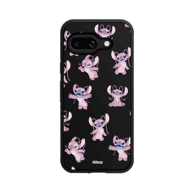 Pixel 9a Base Case Angel Faces Pattern Transparent