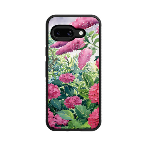 Google Pixel 9a Base Case Garden Hydrangeas and Buddleia by Christopher Ryland