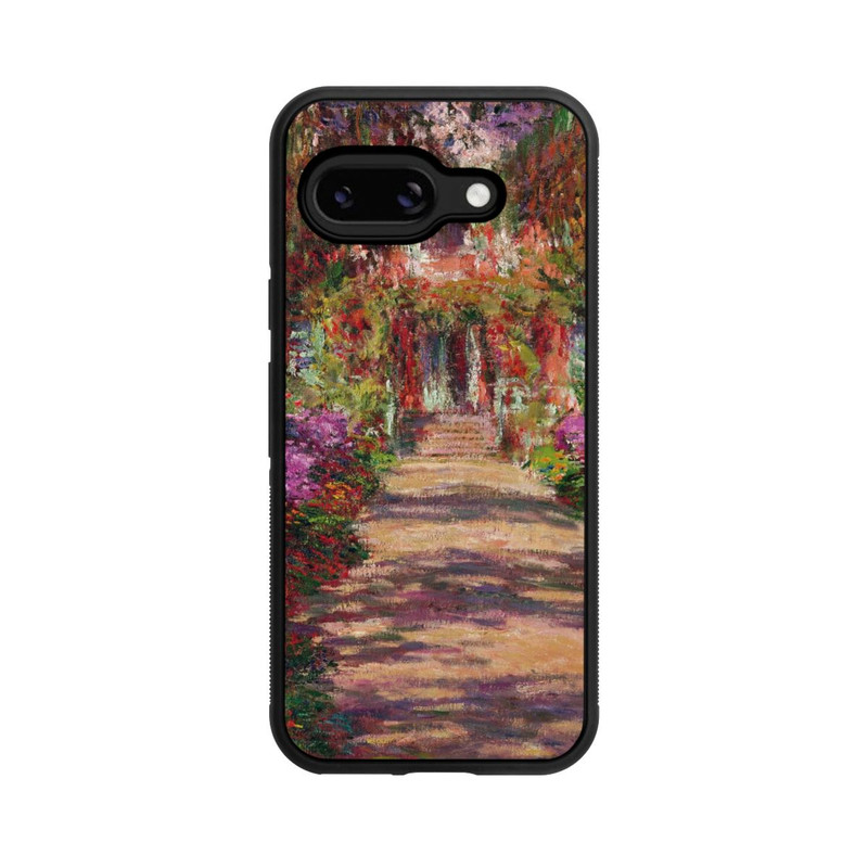 Pixel 9a Base Case Eine Allee in Monets Garten in Giverny by Claude Monet