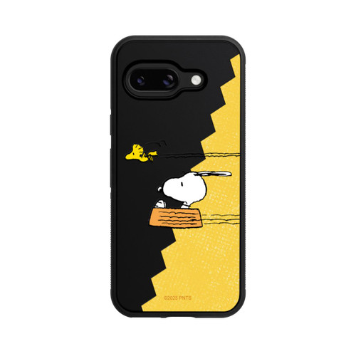 Google Pixel 9a Base Case Peanuts-Snoopy und Woodstock Transparent
