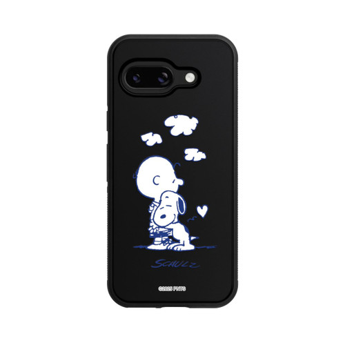 Google Pixel 9a Base Case Peanuts Charlie Brown Snoopy Hug Transparent