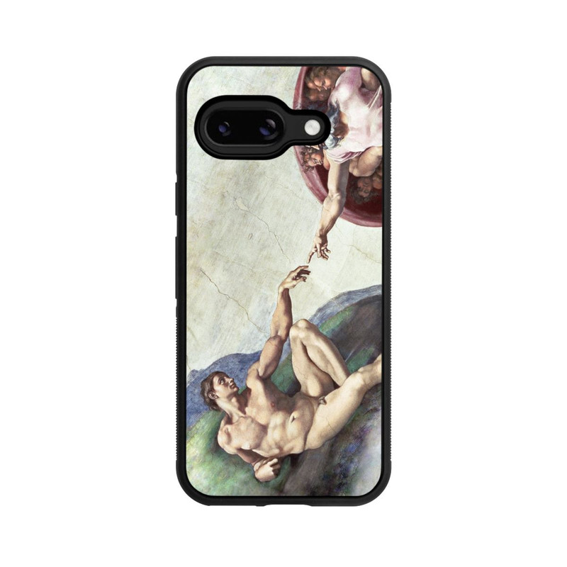 Pixel 9a Base Case Michelangelo Buonarroti Erschaffung von Adam